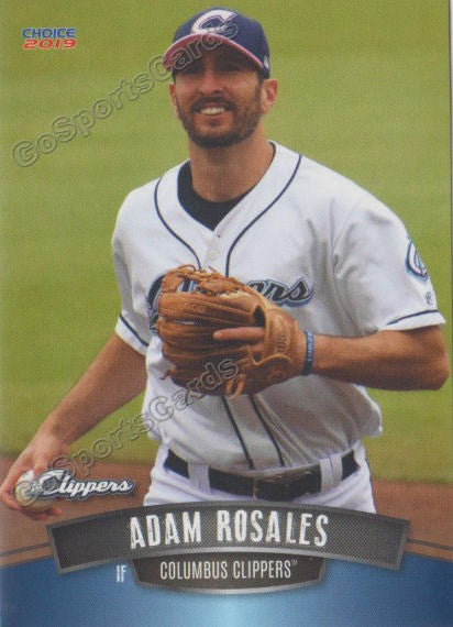 2019 Columbus Clippers Adam Rosales