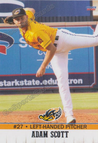 2021 Akron RubberDucks Adam Scott