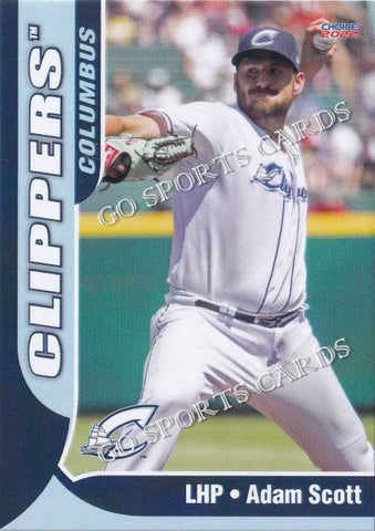 2022 Columbus Clippers Adam Scott