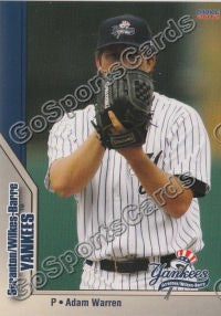 2012 Scranton Wilkes Barre Yankees Empire State Adam Warren