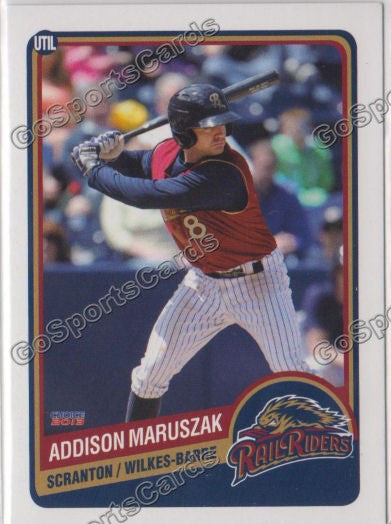 2013 Scranton Wilkes Barre RailRiders Addison Maruszak