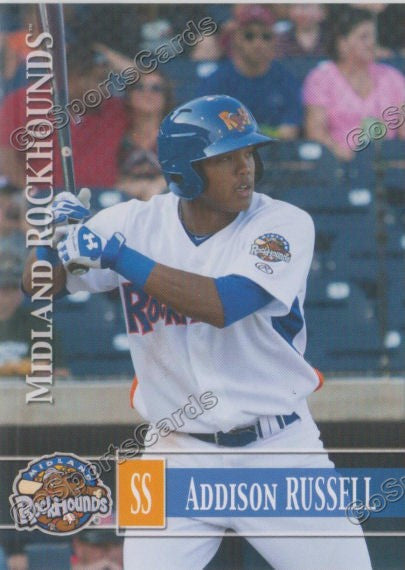 2014 Midland RockHounds Addison Russell