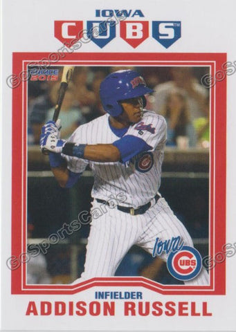 2015 Iowa Cubs Addison Russell