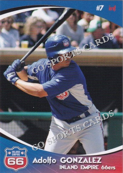 2009 Inland Empire 66ers Adolfo Gonzalez