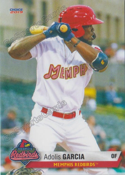 2019 Memphis Redbirds Adolis Garcia
