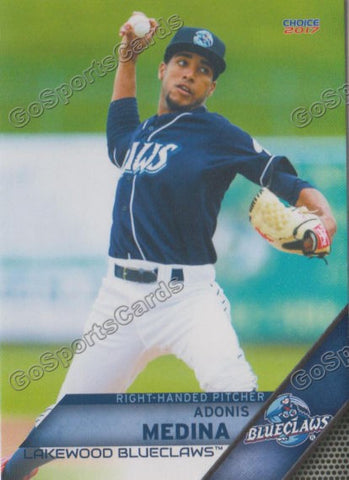 2017 Lakewood BlueClaws Adonis Medina
