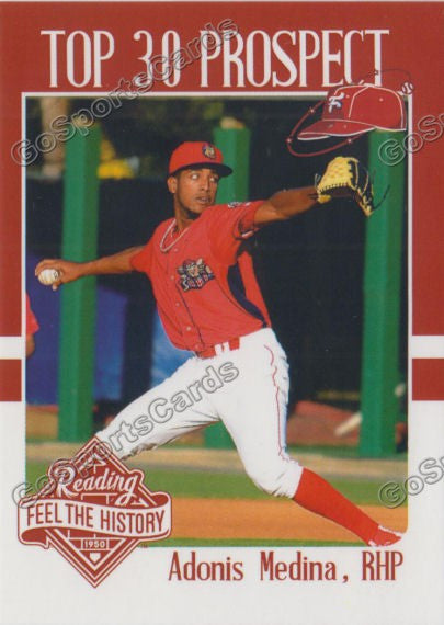 2017 Reading Fightin Phils Top 30 Prospects Adonis Medina