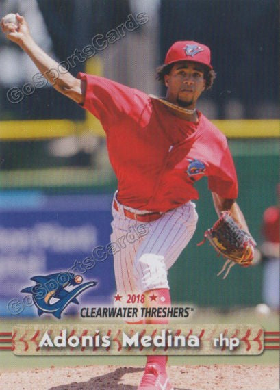 2018 Clearwater Threshers Adonis Medina