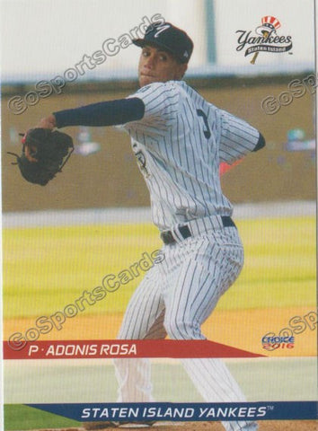 2016 Staten Island Yankees Adonis Rosa