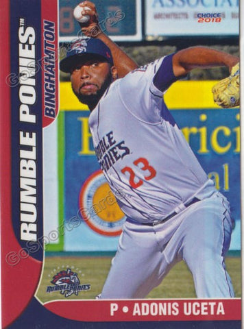 2018 Binghamton Rumble Ponies Adonis Uceta