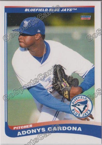 2013 Bluefield Blue Jays Adonys Cardona