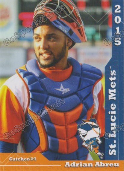2015 St Lucie Mets Adrian Abreu – Go Sports Cards