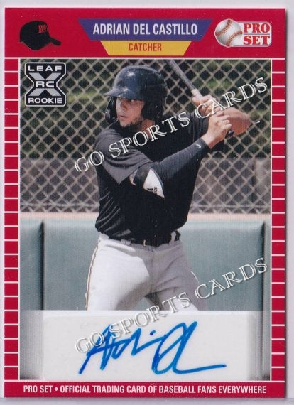 2021 Leaf Pro Set PS-ADC Adrian Del Castillo XRC Autograph