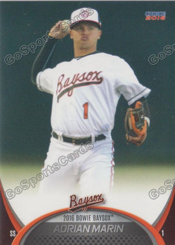 2016 Bowie Baysox Adrian Marin