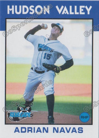 2016 Hudson Valley Renegades Adrian Navas