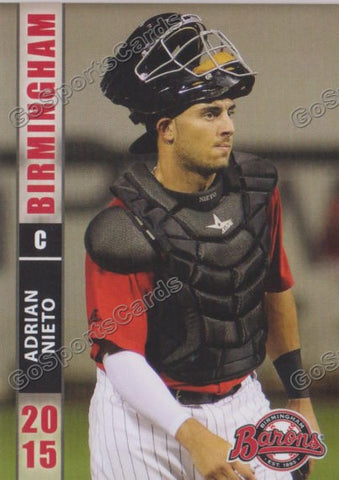 2015 Birmingham Barons Adrian Nieto