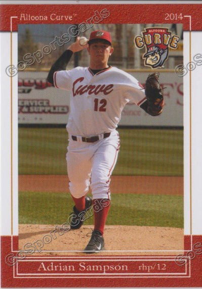 2014 Altoona Curve Adrian Sampson