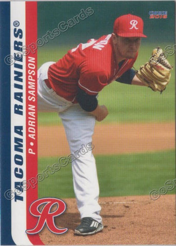 2016 Tacoma Rainiers Adrian Sampson