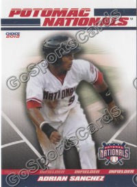 2012 Potomac Nationals Adrian Sanchez