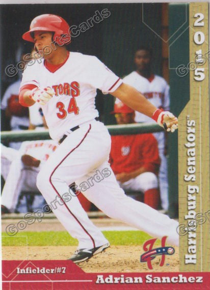 2015 Harrisburg Senators Adrian Sanchez