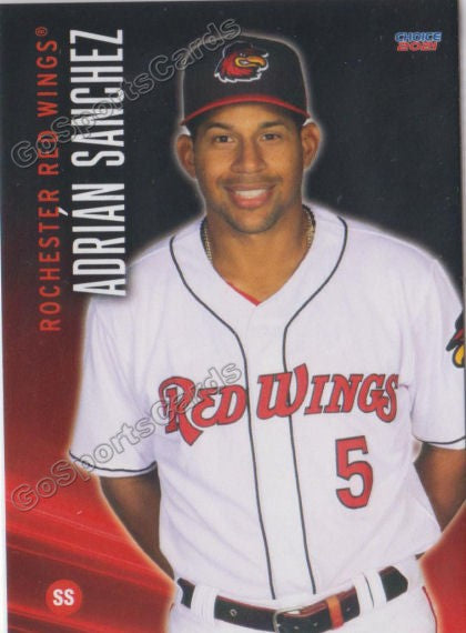 2021 Rochester Red Wings Adrian Sanchez