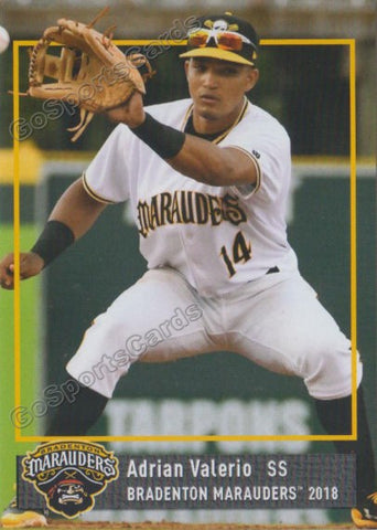 2018 Bradenton Marauders Adrian Valerio