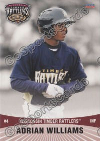 2012 Wisconsin Timber Rattlers Adrian Williams