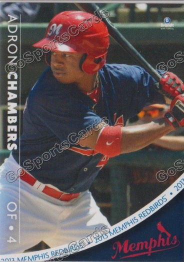 2013 Memphis Redbirds Adron Chambers