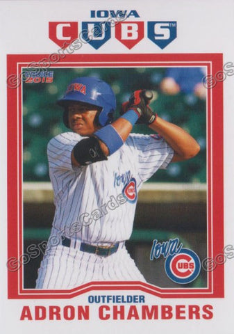 2015 Iowa Cubs Adron Chambers