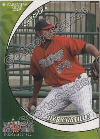 2012 Fort Wayne Tincaps Adys Portillo