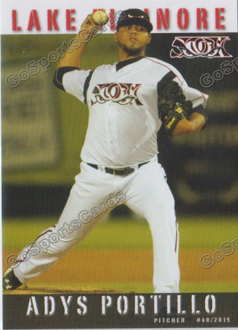 2015 Lake Elsinore Storm Adys Portillo