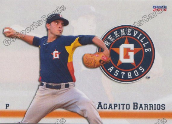 2014 Greeneville Astros Agapito Barrios