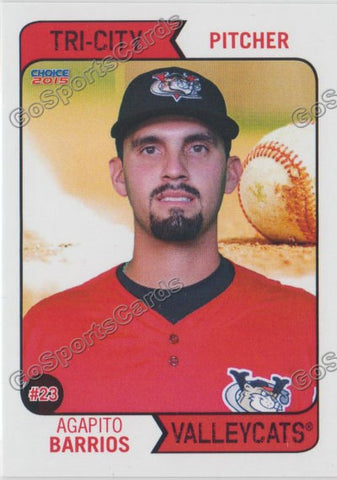 2015 Tri City ValleyCats Agapito Barrios