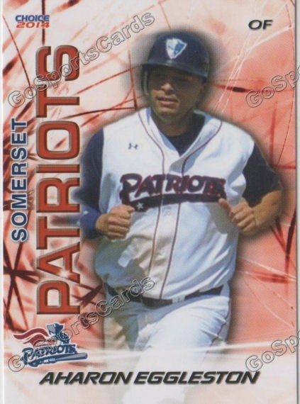 2014 Somerset Patriots Aharon Eggleston