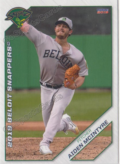 2019 Beloit Snappers Aiden McIntyre