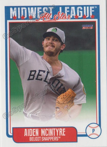 2019 Midwest League All Star Western BT Aiden McIntyre