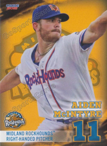 2021 Midland Rockhounds Aiden McIntyre