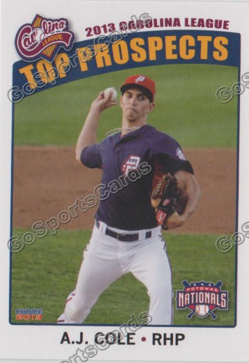 2013 Carolina League Top Prospect AJ Cole