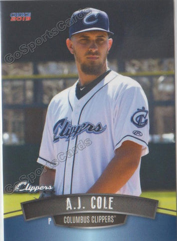 2019 Columbus Clippers AJ Cole