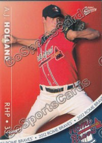 2012 Rome Braves AJ Holland