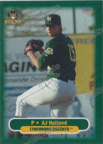 2013 Lynchburg Hillcats AJ Holland