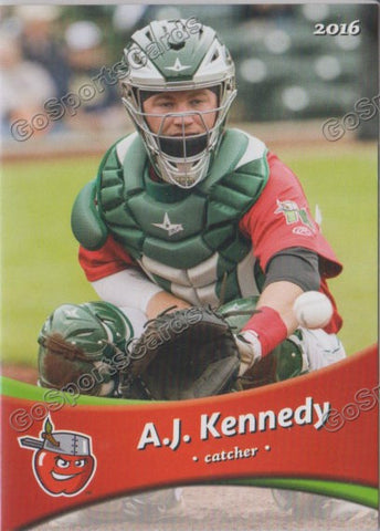 2016 Fort Wayne Tin Caps AJ Kennedy