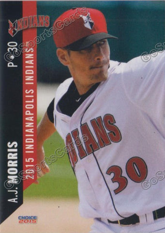 2015 Indianapolis Indians Aj Morris