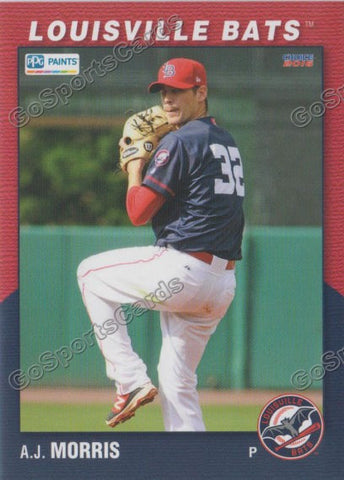 2016 Louisville Bats AJ Morris