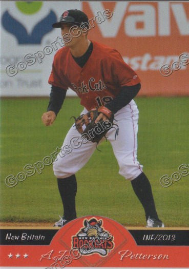 2013 New Britain Rock Cats AJ Pettersen Petterson