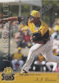 2012 Jacksonville Suns AJ Ramos