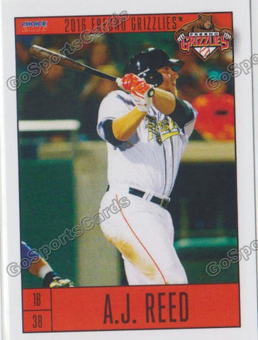 2016 Fresno Grizzlies AJ Reed
