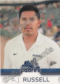 2012 Tucson Padres AJ Russell