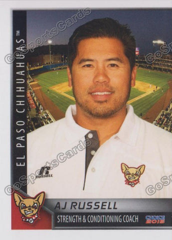 2015 El Paso Chihuahuas Aj Russell