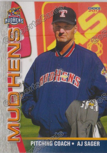 2013 Toledo Mud Hens AJ Sager